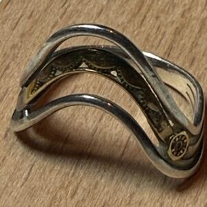 Tacori 18K 925 mixed metal ring Ring Size 9